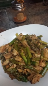 lemony asparagus chicken