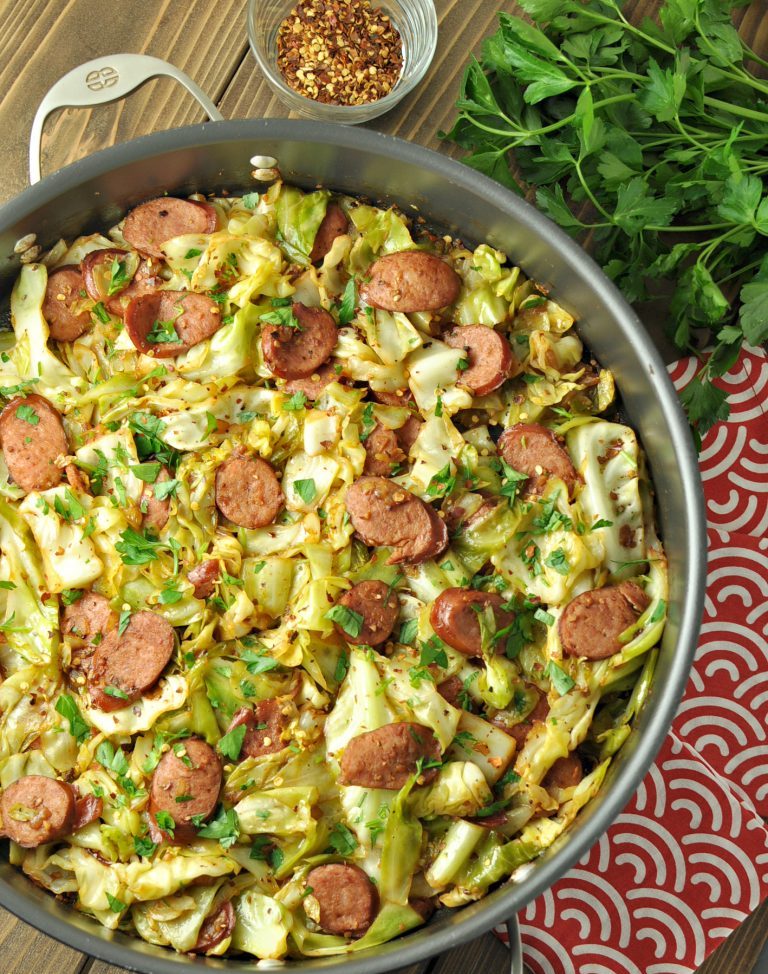 fried-cabbage-turkey