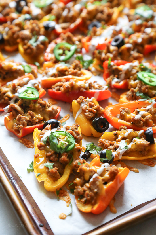Mini-Bell-Pepper-Loaded-Turkey-“Nachos-1-5